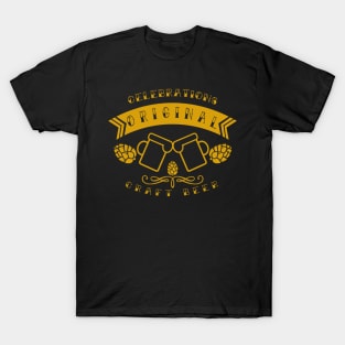 Craft Beer Celebrations Gold T-Shirt